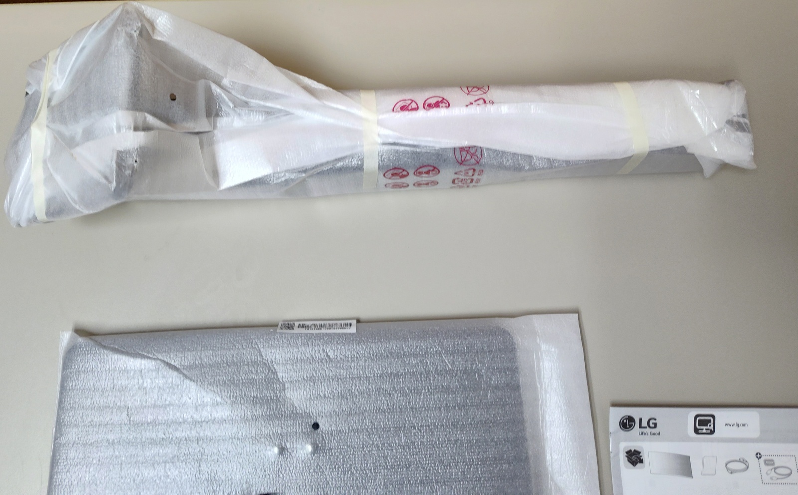 New Open Box Black Metal LG 34BQ77QB Monitor Screen Display Stand Base Holder - Image 6