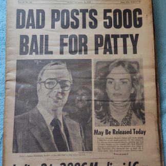 New York Daily News 19 November 1976 Patty Hearst 500G Bail Don Gullett Yankees +