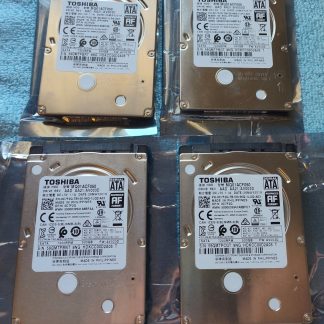 Lot of 4 500GB Notebook Laptop 2.5" SATA Hard Disk Drives Toshiba MQ01ACF050