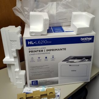 Original Shipping Box & Packing Foam for Brother HL-L6210DW Business Laser Printer