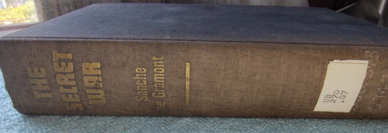 The Secret War International Espionage by Sanche de Gramont Hardcover Book 1962 - Image 2