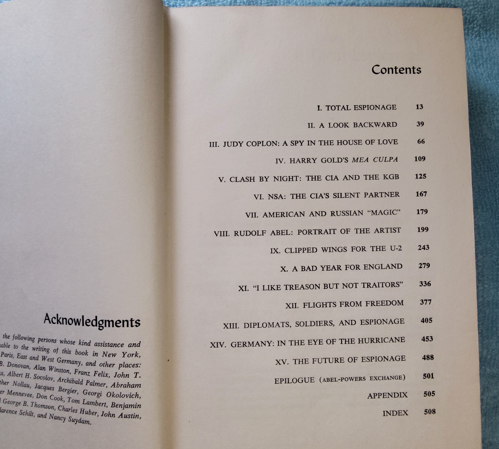 The Secret War International Espionage by Sanche de Gramont Hardcover Book 1962 - Image 11