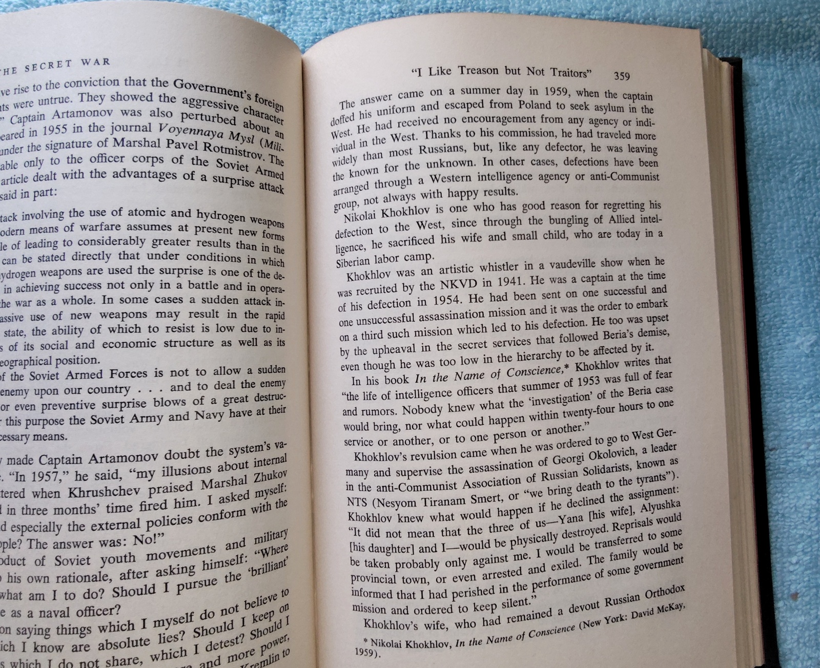 The Secret War International Espionage by Sanche de Gramont Hardcover Book 1962 - Image 13