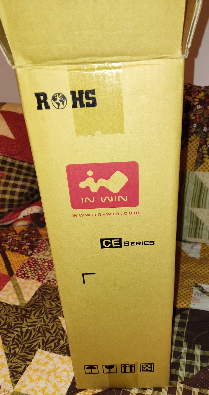 Original Shipping Box, Bag, Packing Foam for In Win CE685 Black Desktop PC Case - Image 9