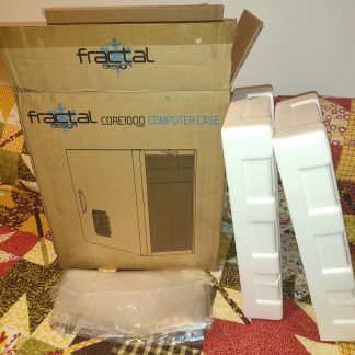 Original Shipping Box, Bag, Packing Foam for Fractal Design Core 1000 PC Case