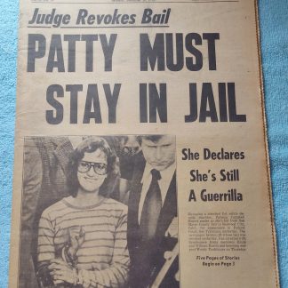 New York Daily News 20 September 1975 Patty Hurst Denied Bail Karen Quinlan Steuben +