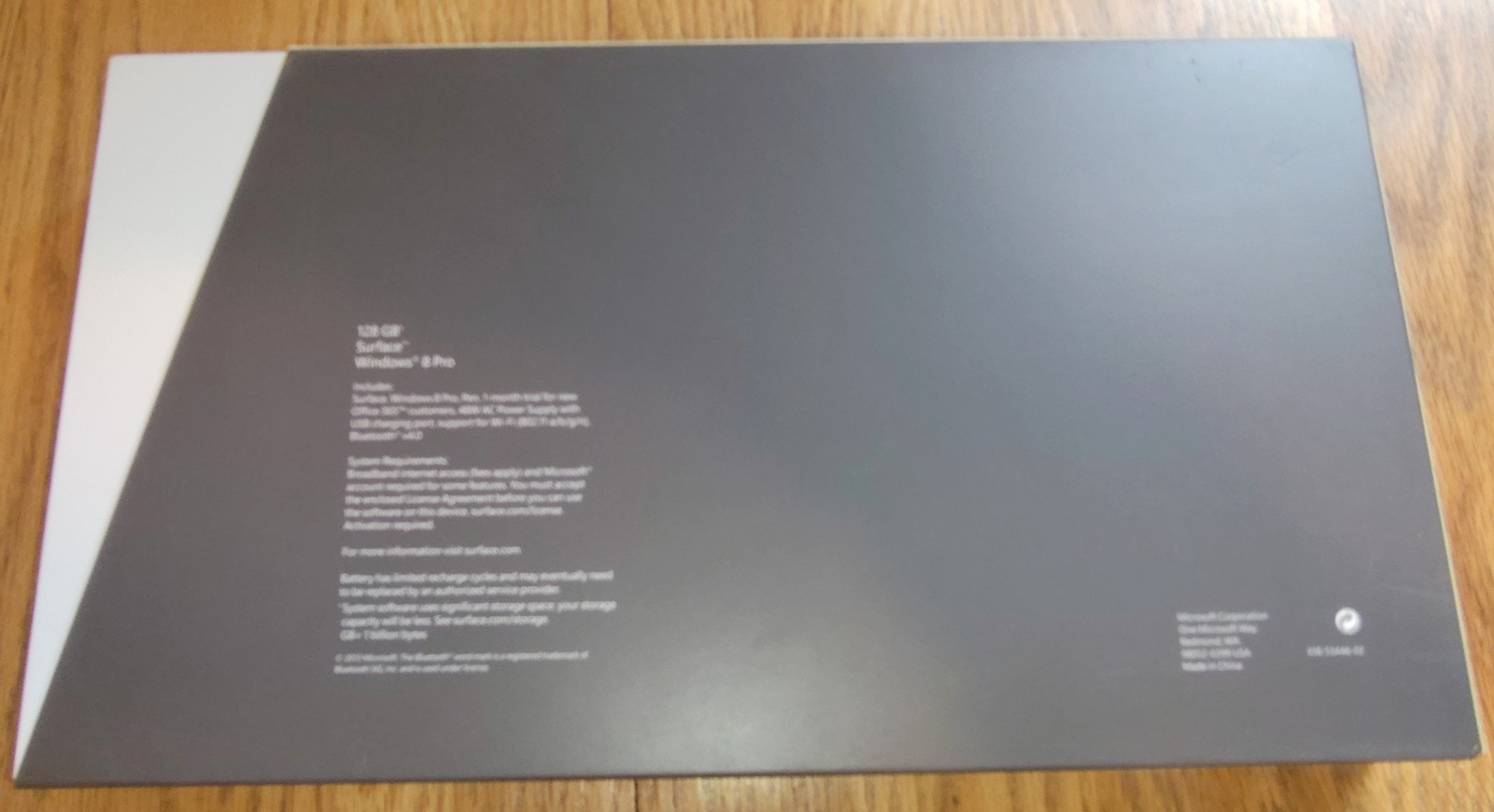 MS Microsoft Surface Pro 128 Model 1514 Original Box and Packing Only! 2013 - Image 8