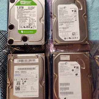 Lot of 4 Desktop 3.5" SATA Hard Disk Drives HDD 1TB 640GB 160GB 80GB From 2010
