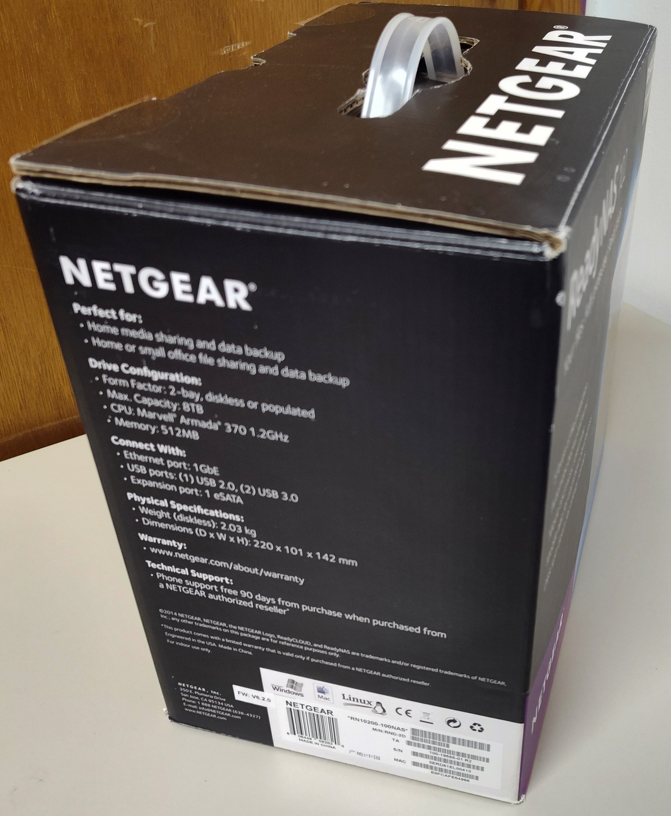 Netgear ReadyNAS RN10200-100NAS 2TB (2 x 1TB) 2-Bay NAS Network Attached Storage - Image 17