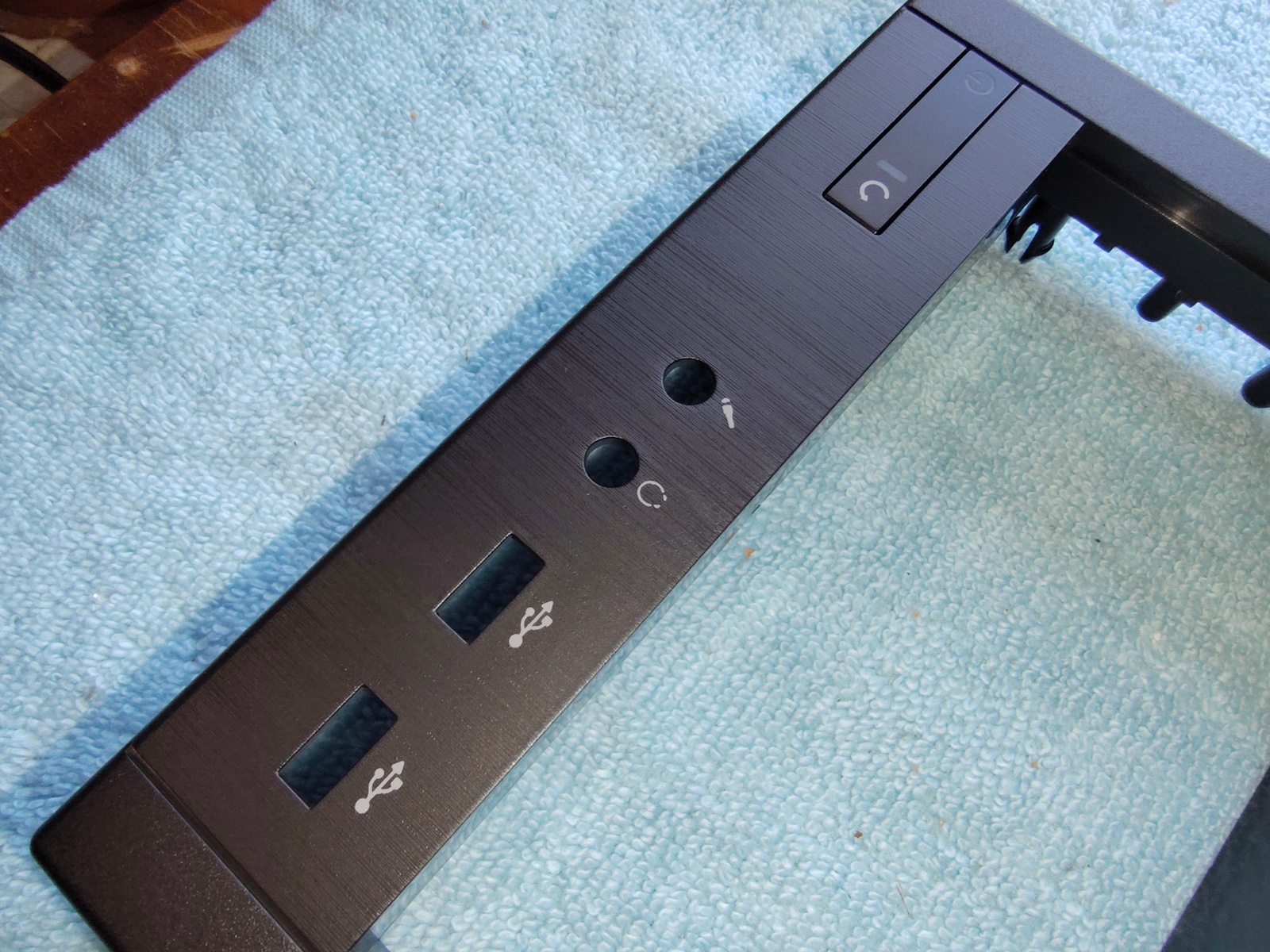 New Black Plastic Solid Front Panel Fascia Cover for Corsair Crystal 680X RGB - Image 2