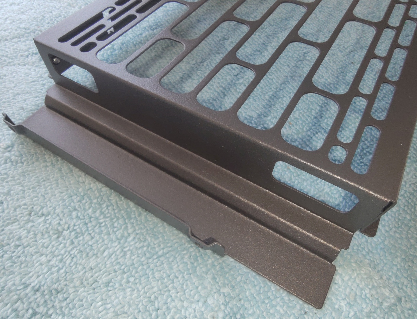 Grey Gray Steel Side Cooling Fan Mount Bracket for Fractal Design North PC Case - Image 4