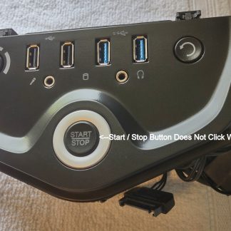 Black Red LED I/O IO Panel USB Audio Power Reset 4 Corsair Graphite 780T PC Case PARTS!