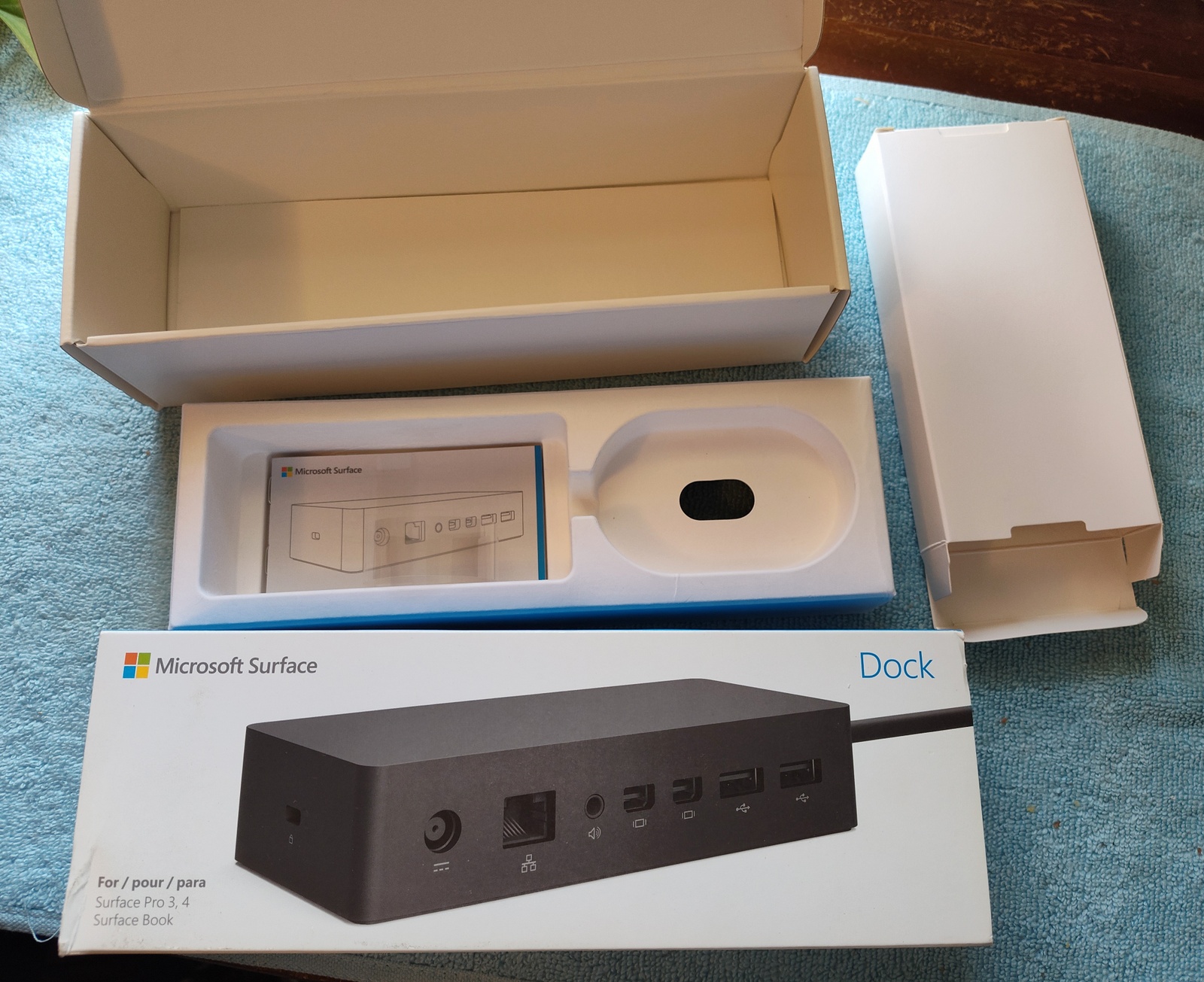 Microsoft Surface Dock Model 1661 Pro 3, 4, Surface Book Original Box Only! 2015