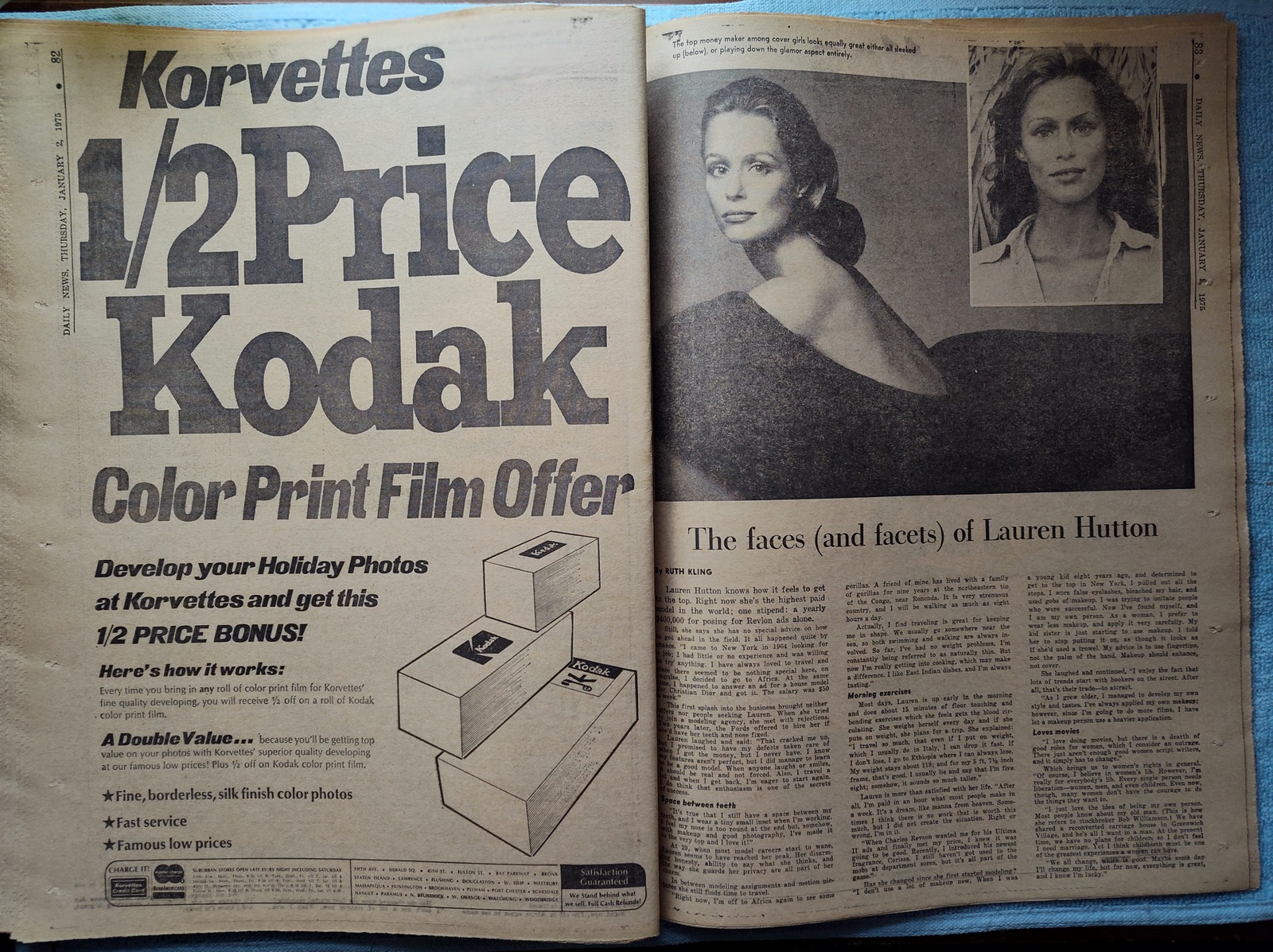 New York Daily News Jersey 2 January 1975 Mitchell Haldeman Watergate Guilty - Image 11