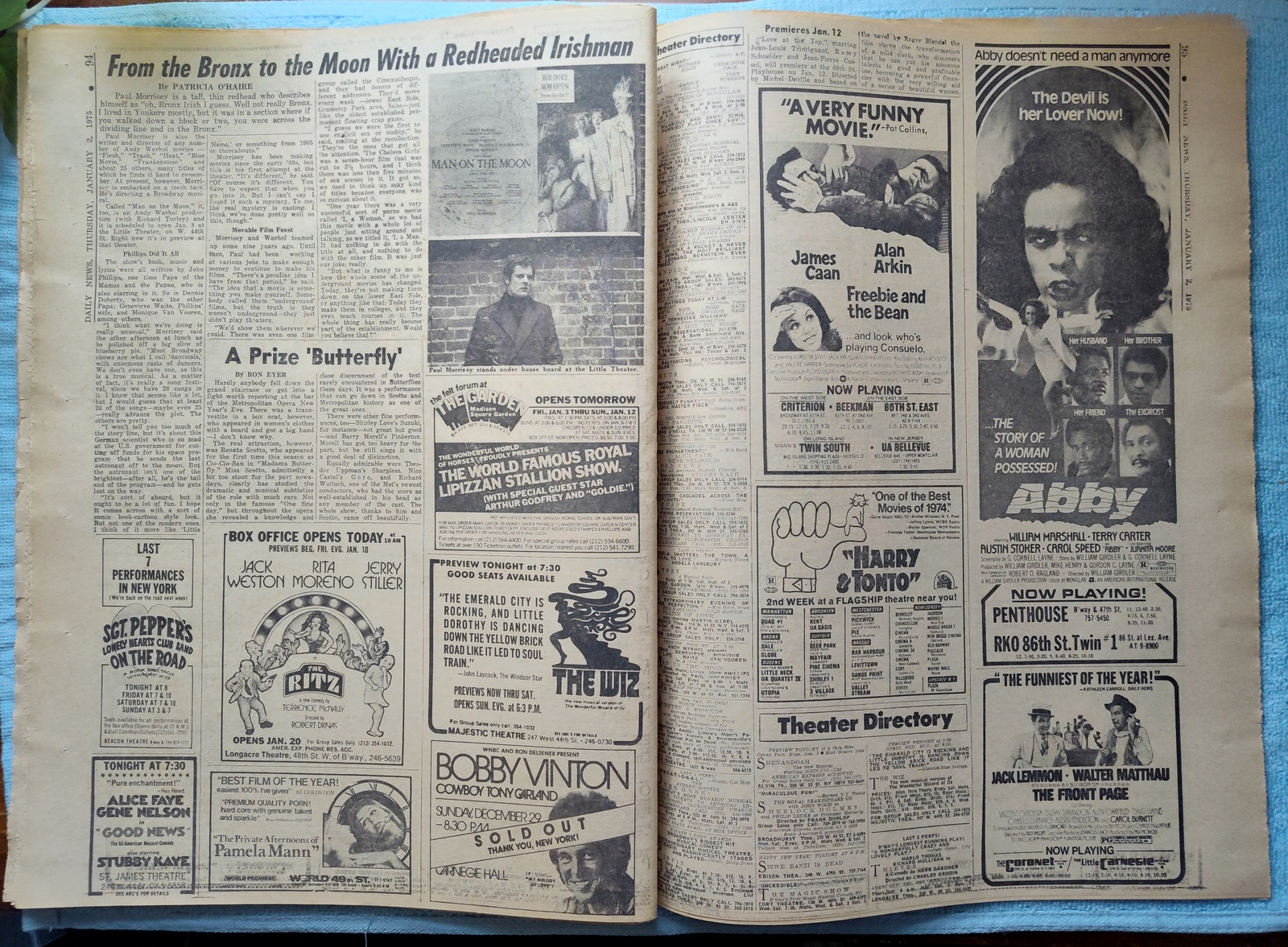 New York Daily News Jersey 2 January 1975 Mitchell Haldeman Watergate Guilty - Image 12