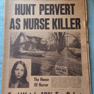 New York Daily News 10 January 1975 Joseph Kallinger Maria Fasching Murder