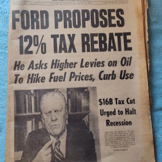 New York Daily News 14 January 1975 Joseph Kallinger Maria Fasching Funeral Ford