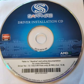 ISO Image of Original Driver CD Disc for Sapphire 100322L AMD Radeon HD 6450 PCIe Graphics Card 2012