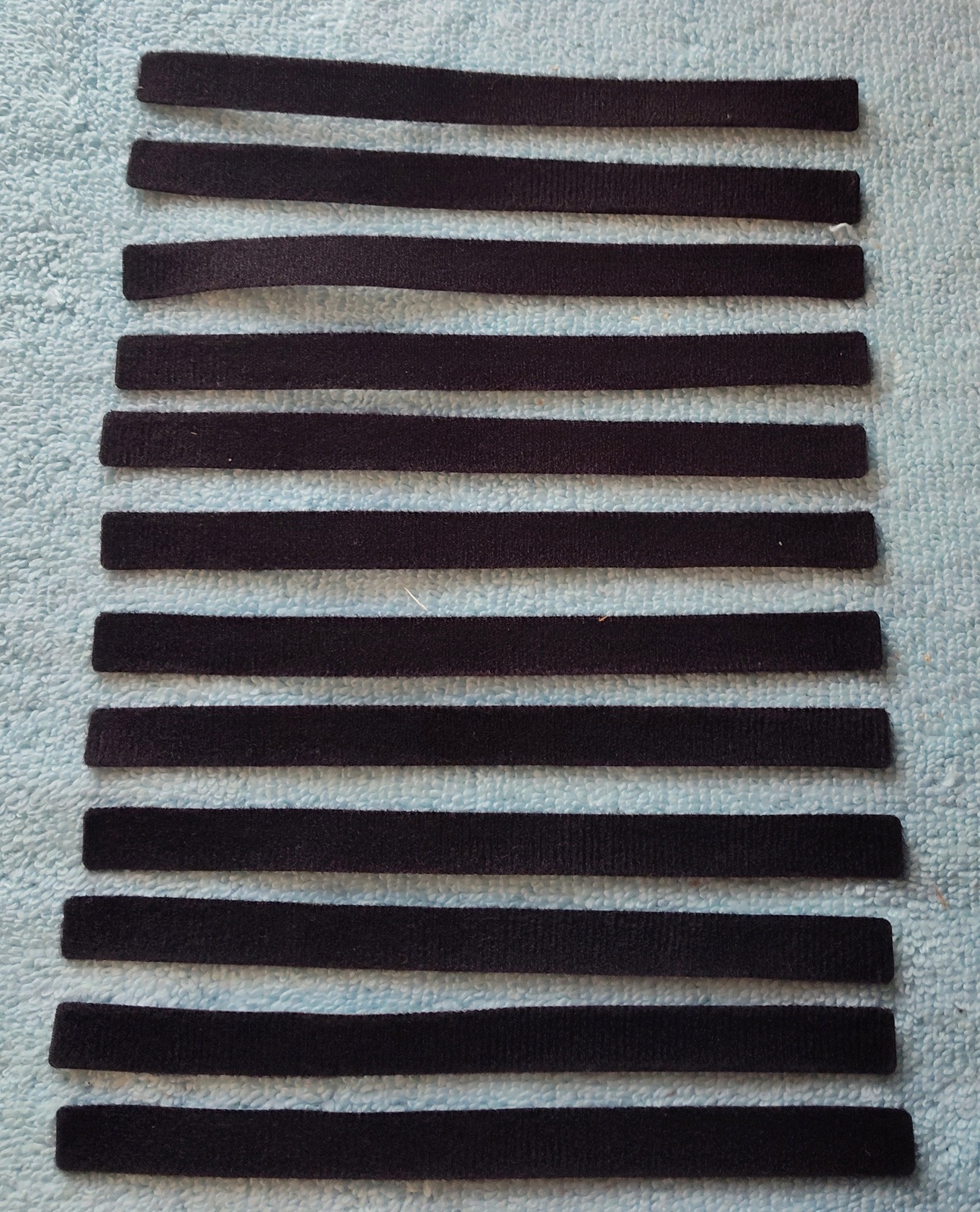 Lot of 12 Black Hook Loop Cable Ties Corsair Logo for Obsidian 1000D PC Case - Image 4