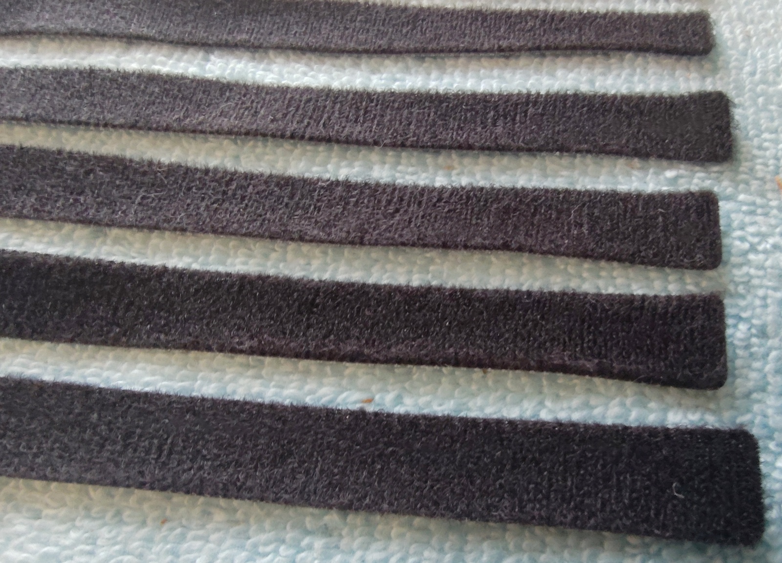 Lot of 12 Black Hook Loop Cable Ties Corsair Logo for Obsidian 1000D PC Case - Image 5