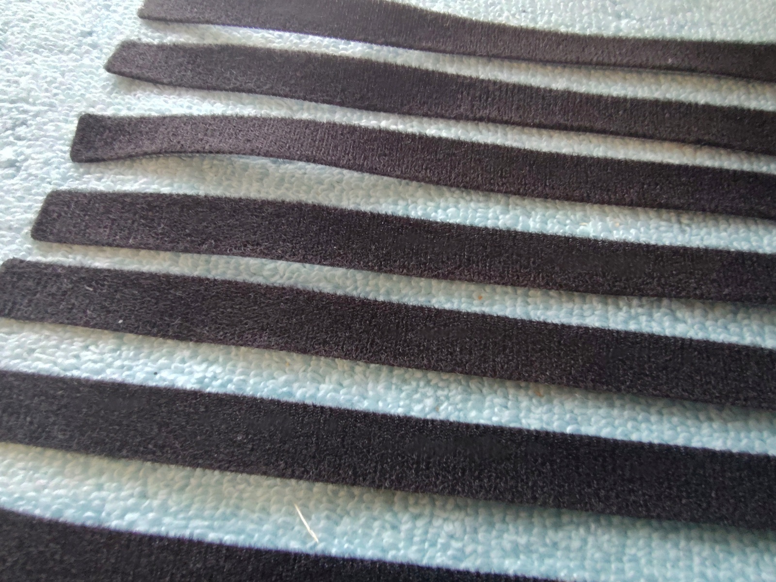 Lot of 12 Black Hook Loop Cable Ties Corsair Logo for Obsidian 1000D PC Case - Image 6