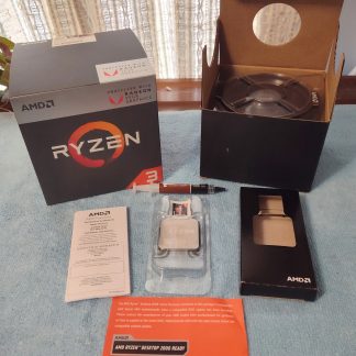 AMD Ryzen 3 2200G CPU Socket AM4 Processor Chip YD2200C5FBBOX w/ Heatsink, Fan