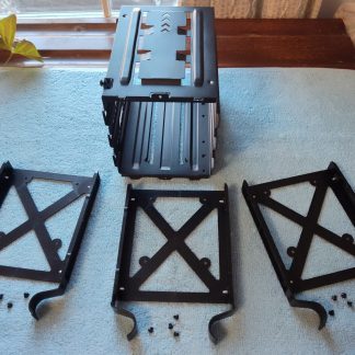 Black Steel 3.5" HDD Hard Disk Drive Bracket Holder 4 Corsair Vengeance C70 Case