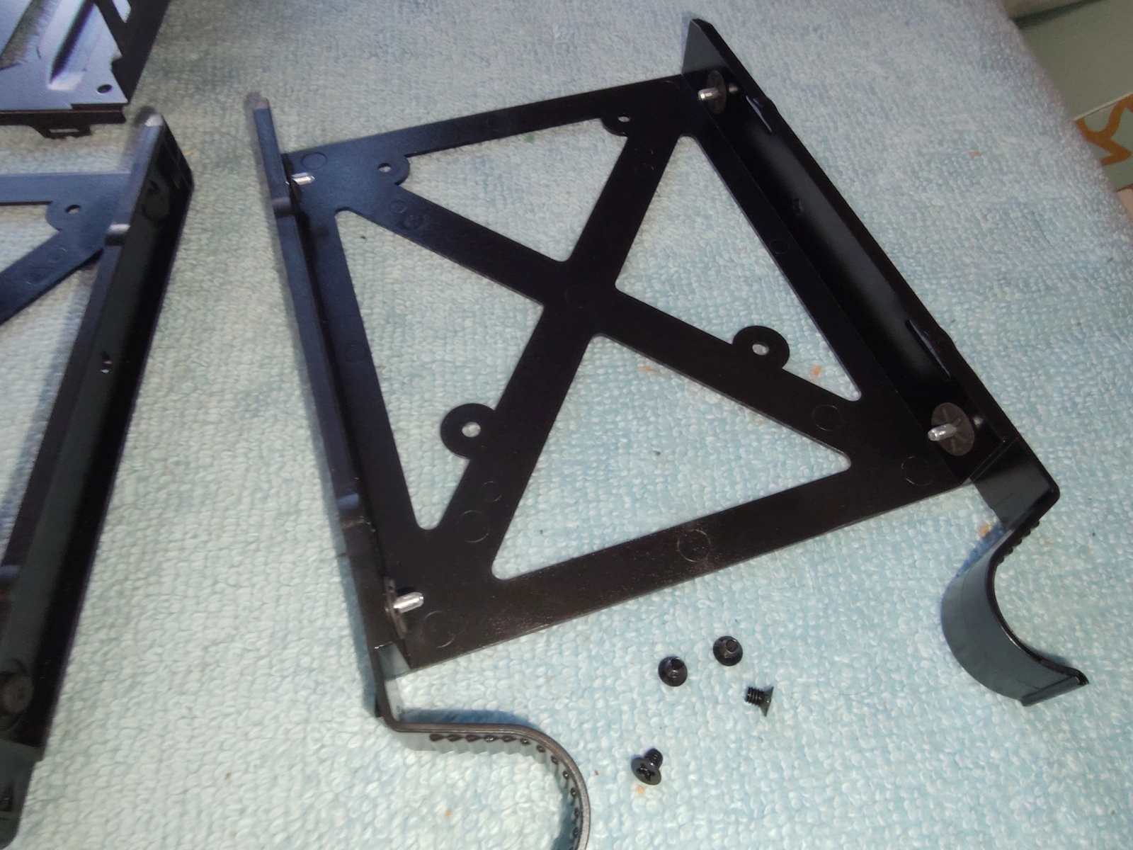 Black Steel 3.5" HDD Hard Disk Drive Bracket Holder 4 Corsair Vengeance C70 Case - Image 4