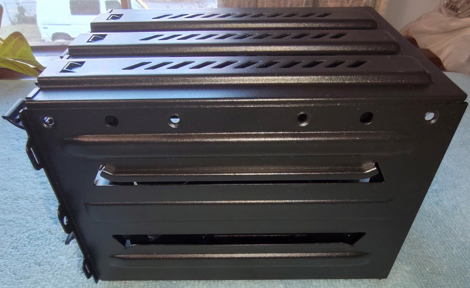 Black Steel 3.5" HDD Hard Disk Drive Bracket Holder 4 Corsair Vengeance C70 Case - Image 9