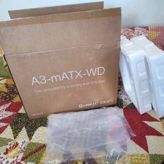 Original Shipping Box, Bag, Packing Foam for White Lian Li A3-mATX-WD PC Case