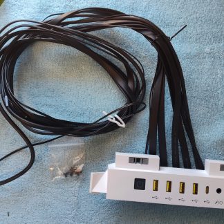 New White I/O IO Panel USB Audio Power Reset for Corsair iCue 7000D X Airflow