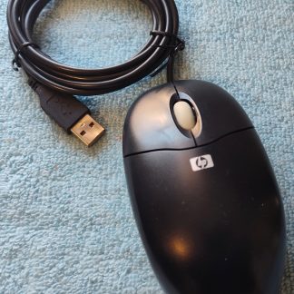 Logitech HP Black 3-Button USB Optical LED Scroll Wheel Mouse M-BT96a 501667