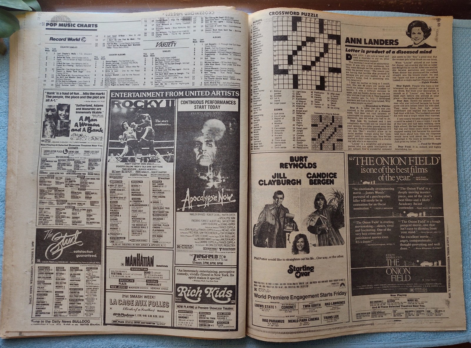 New York Daily News 3 October 1979 Pope John Paul II Visits NYC, Don Sutton ++ - Image 14