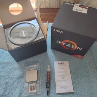 AMD Ryzen 5 1600AF CPU Socket AM4 Processor YD1600BBAFBOX w/ Heatsink Fan, Paste