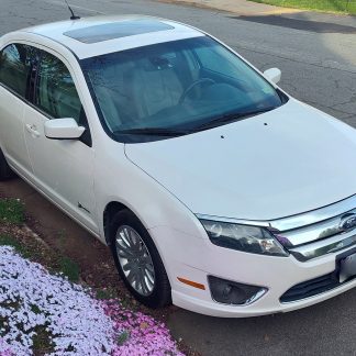 2012 Ford Fusion Hybrid 5 Passenger Sedan, 230K, Automatic White 4Cyl, 35MPG