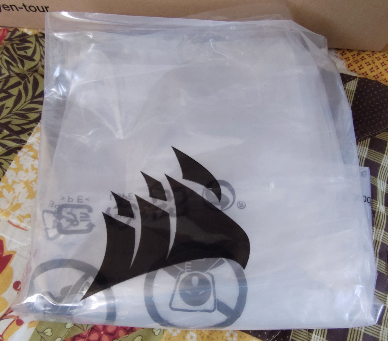 Original Shipping Box, Bag, Packing Foam for Black Corsair 4000D Airflow PC Case - Image 2