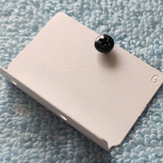 White Metal Vertical PCIe Slot Cover Plate Bracket 4 Corsair 4000D Computer Case