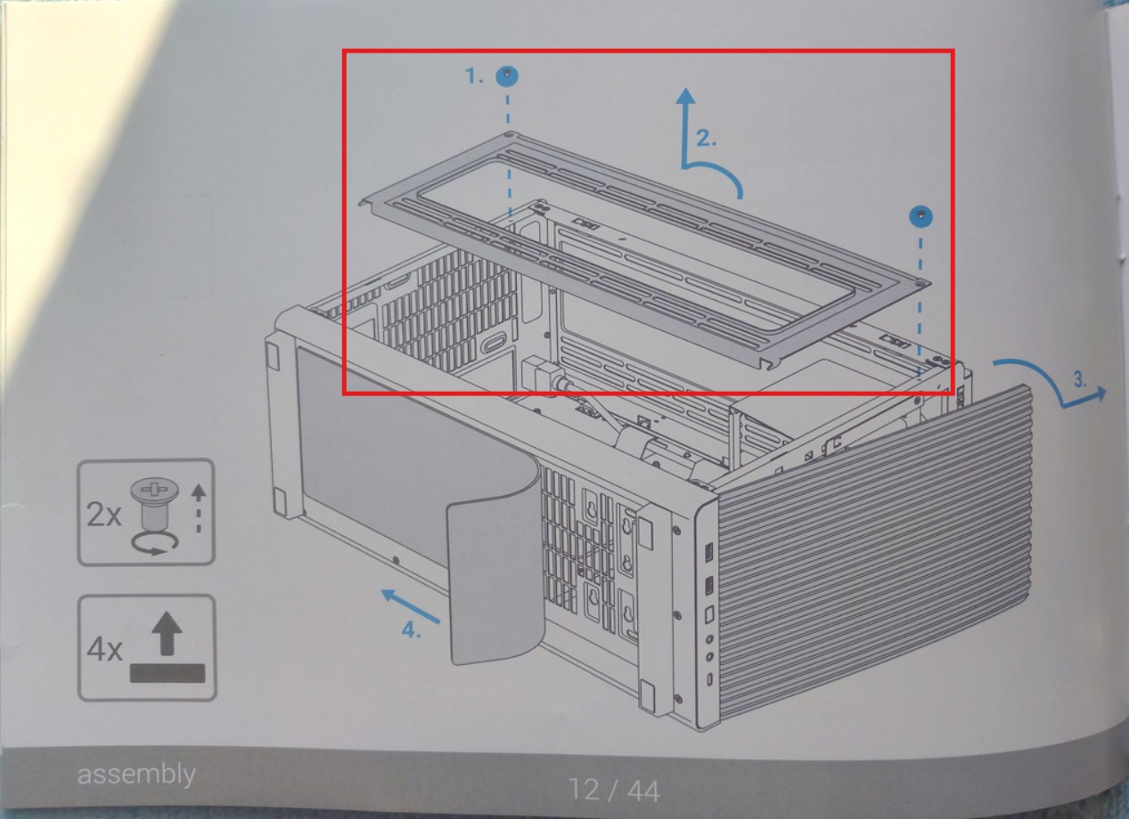 White Metal Steel Side Cooling Fan Bracket 4 Lian Li A3-mATX-WD Desktop PC Case - Image 12