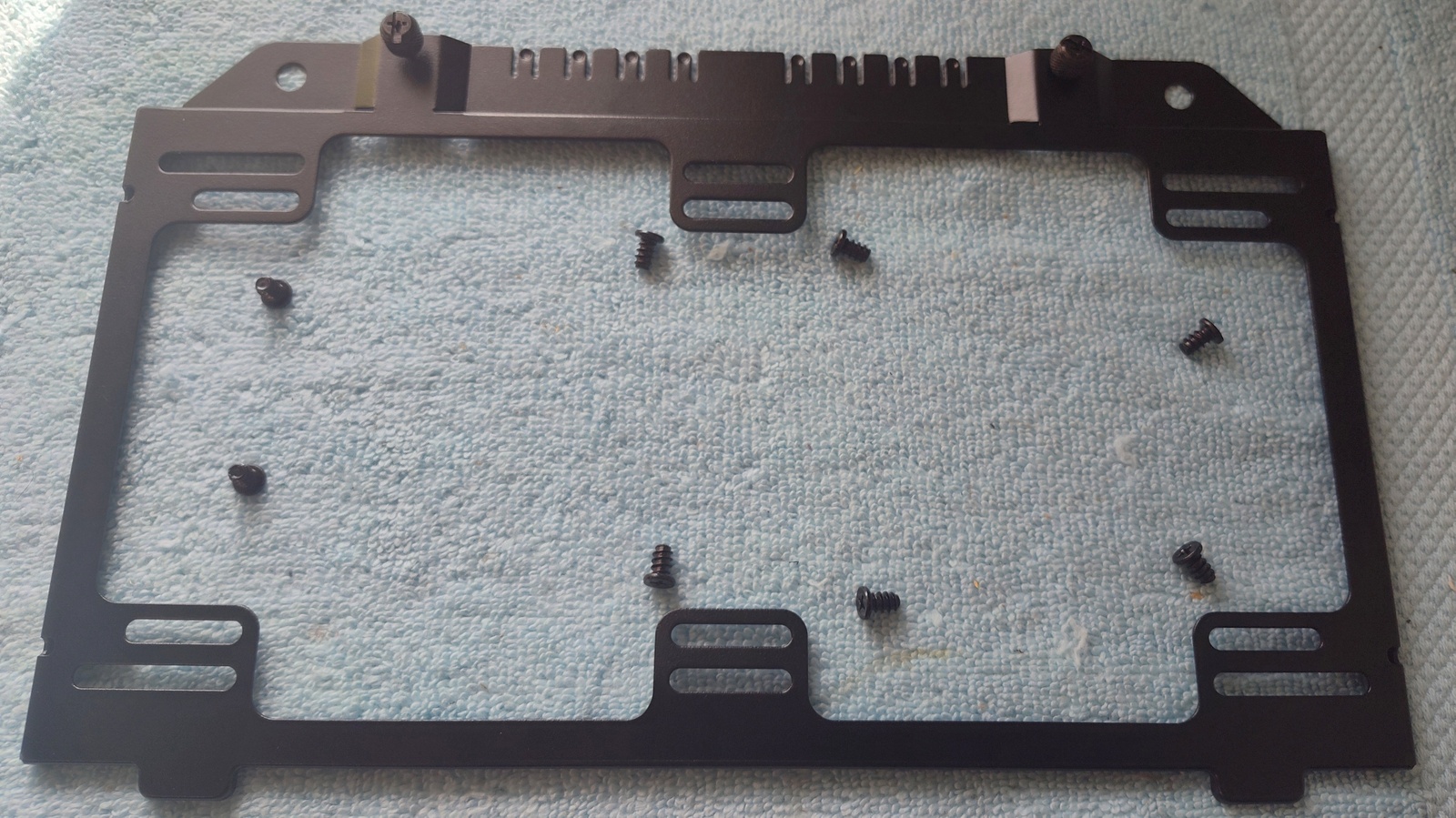 Black Top Cooling Fan Bracket Tray Mount for Corsair Crystal 680X RGB PC Cases