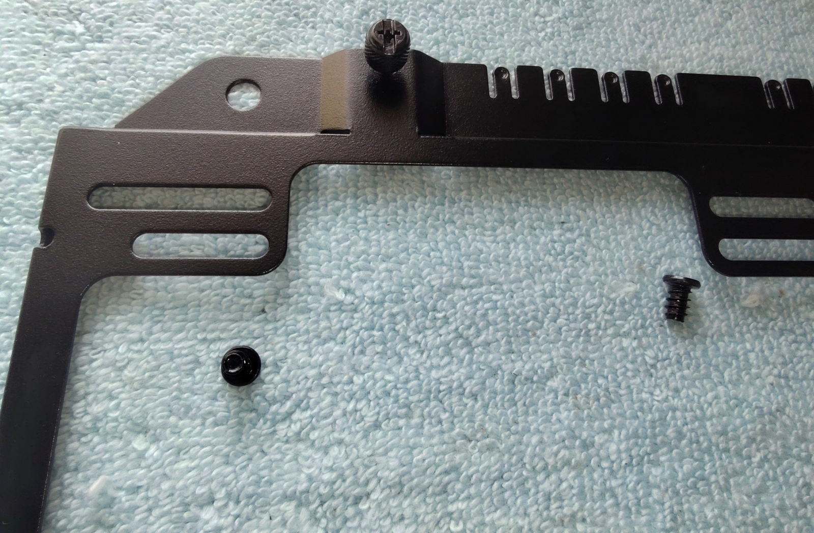 Black Top Cooling Fan Bracket Tray Mount for Corsair Crystal 680X RGB PC Cases - Image 3