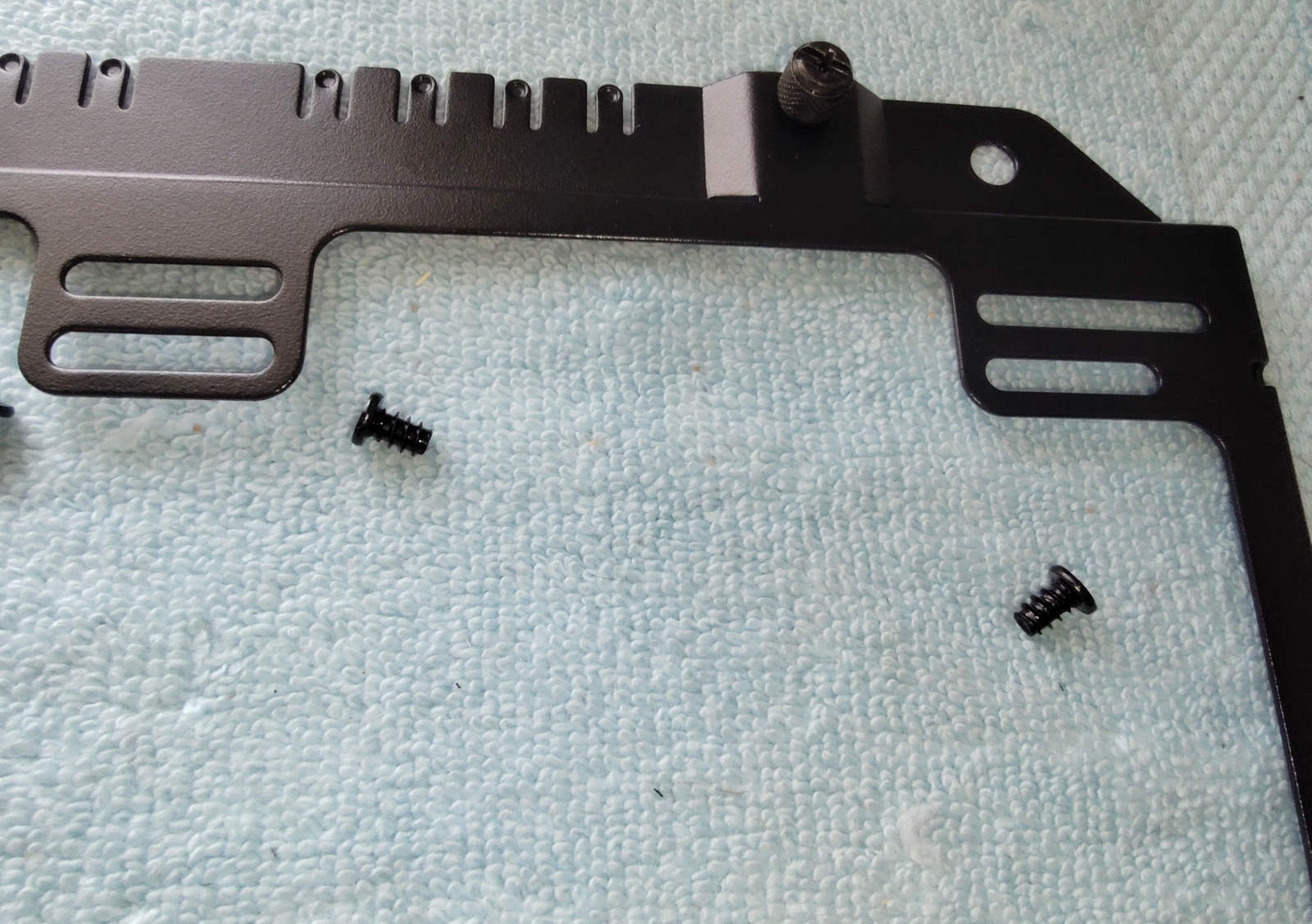 Black Top Cooling Fan Bracket Tray Mount for Corsair Crystal 680X RGB PC Cases - Image 4