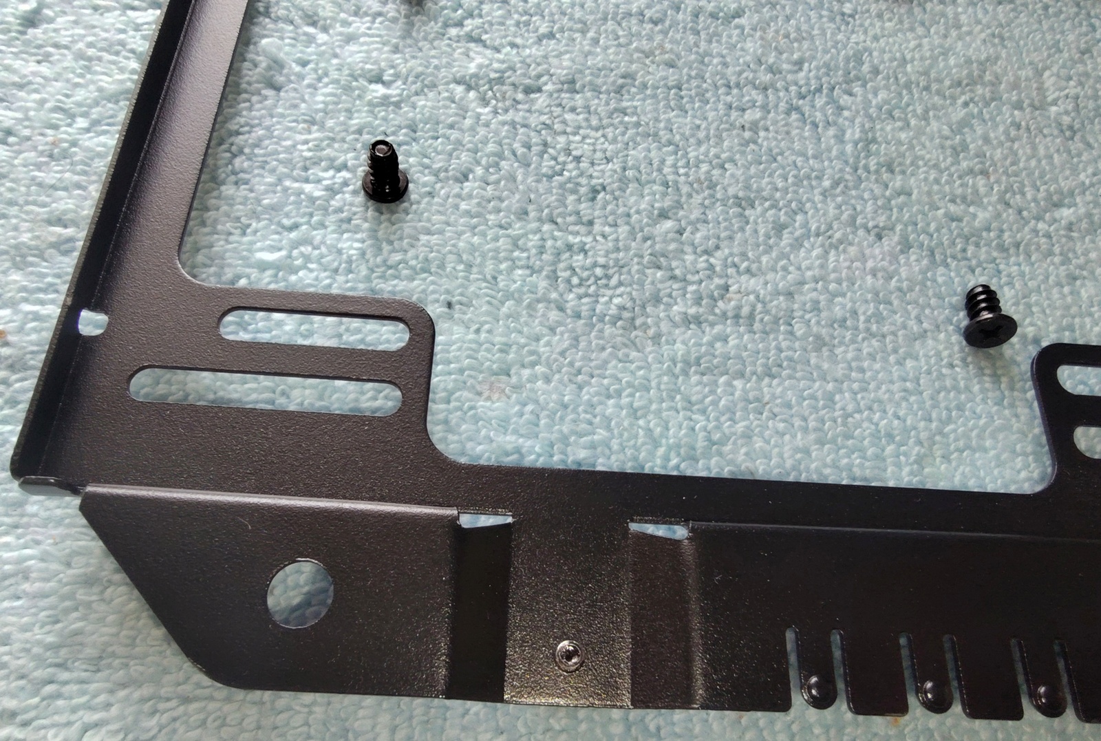 Black Top Cooling Fan Bracket Tray Mount for Corsair Crystal 680X RGB PC Cases - Image 7