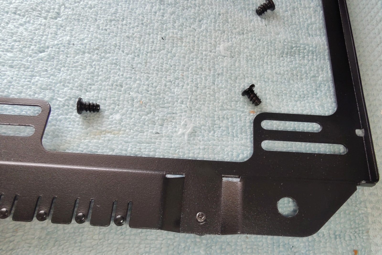 Black Top Cooling Fan Bracket Tray Mount for Corsair Crystal 680X RGB PC Cases - Image 10