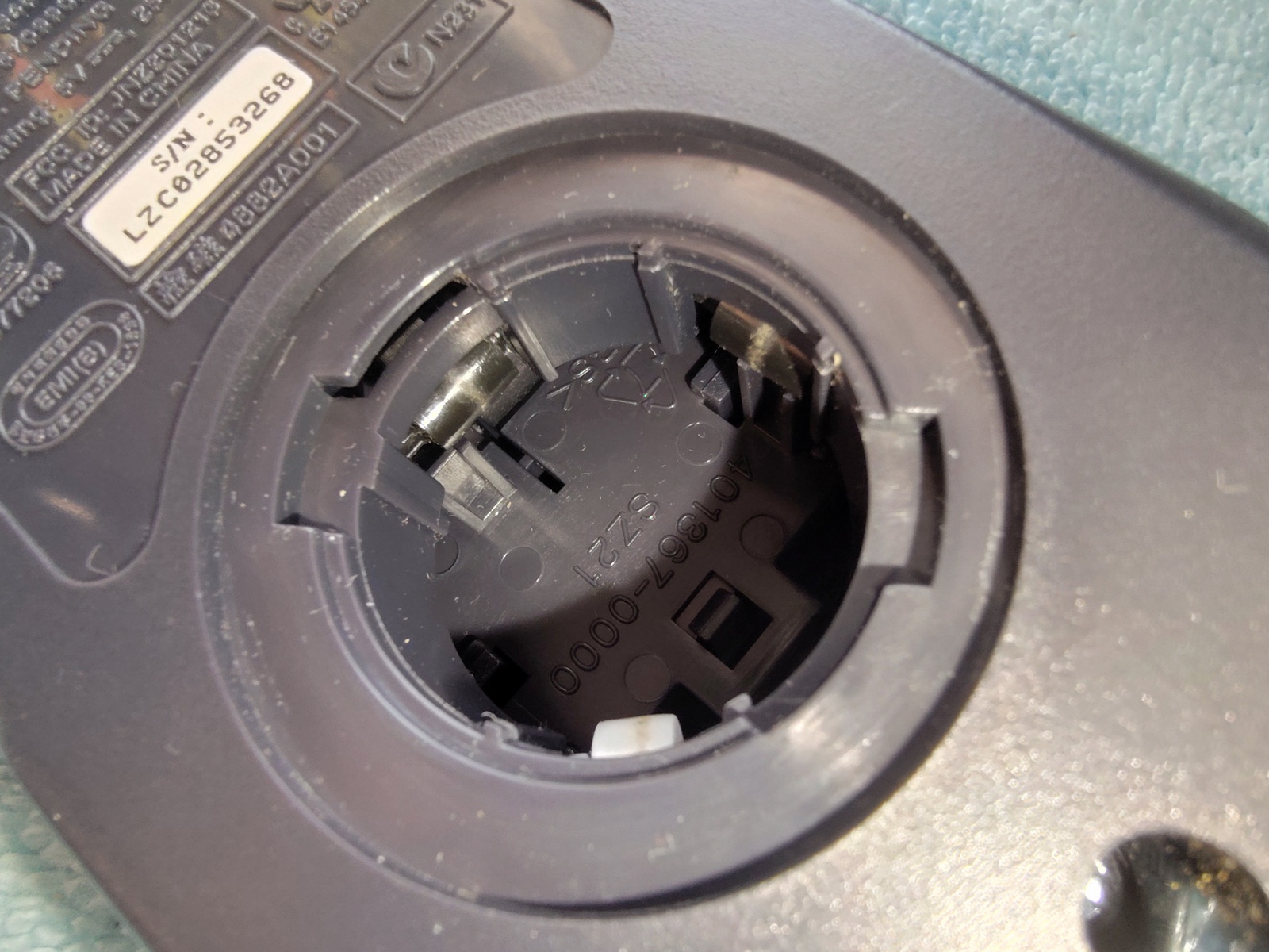 Black Logitech PS2 PS/2 3 Button Ball Type Roller Scroll Mouse M-S48a 501426 - Image 9