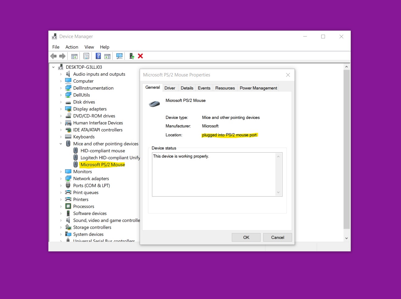 Black Logitech PS2 PS/2 3 Button Ball Type Roller Scroll Mouse M-S48a 501426 - Image 10
