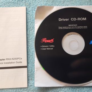 Rosewill RNX-N250PCe Original CD-ROM Driver Disc CD Windows 98SE 7 Vista XP 2013