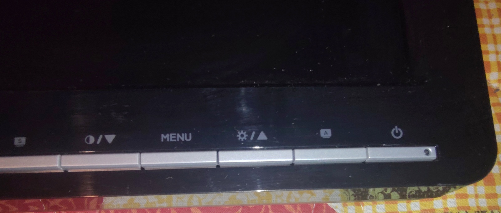 Black Asus VW221D WSXGA 1680 x 1050 Monitor Screen Display 2008 No Stand - Image 3