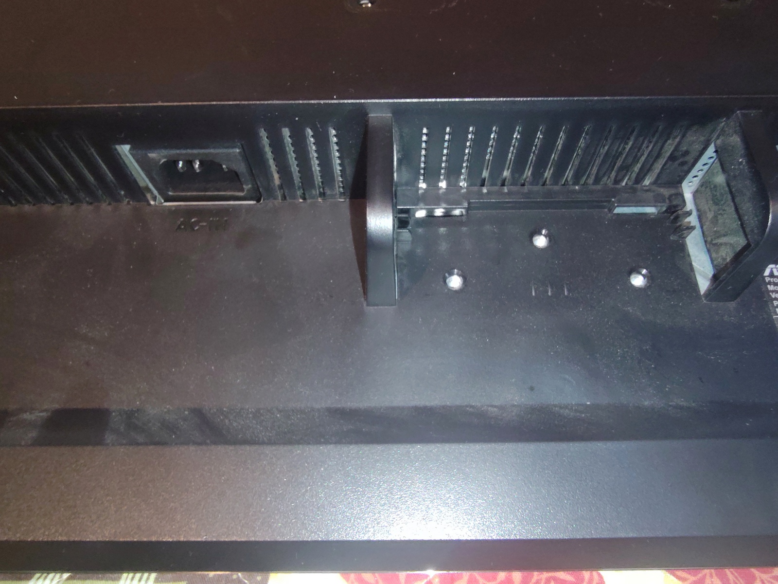 Black Asus VW221D WSXGA 1680 x 1050 Monitor Screen Display 2008 No Stand - Image 6