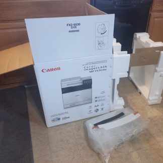 Original Shipping Box & Packing Foam 4 Canon MF753Cdw Color Multifunction Laser Printer