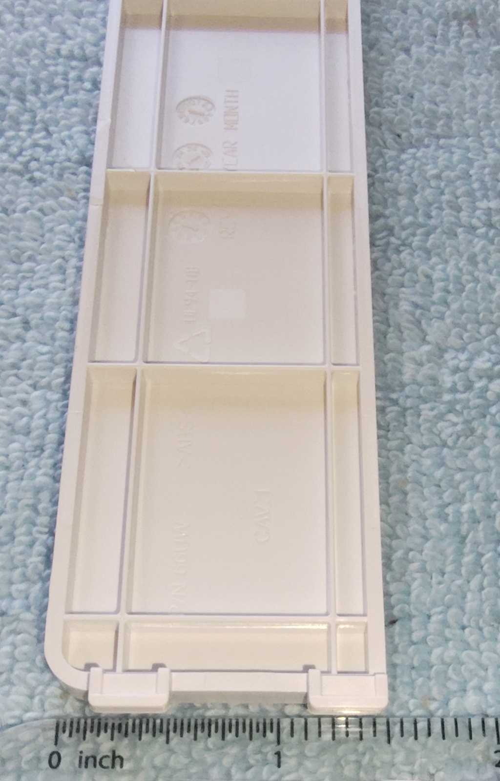 White Plastic PSU Shroud Cover Plate 66UW for Corsair iCUE 4000X 4000D Airflow - Image 3